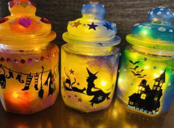 ハロウィンランタン作り